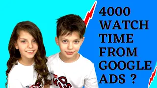 HOW TO GET 4000 HOURS WATCH TIME USING GOOGLE ADS?YouTube Watch Time Policy 2021