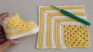Discover the Secret Technique Behind Unique Crochet woolen Thread Baby Booties - Crochet Baby Shoes