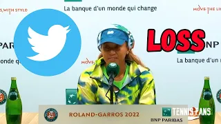 Naomi Osaka "I don't go on Twitter 3 days after LOSS" - Roland Garros 2022 (HD)