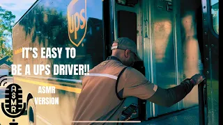 How Hard Is It Being A UPS Driver? #asmr #ups #upsdriver