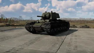 War Thunder Russian KV-1 L-11 Gameplay Compilation