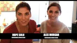 Hope Solo & Alex Morgan Just Dance Summer Party