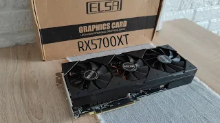 ELSA RX5700XT - ТОП видеокарта, но есть нюанс!🔥Прошивка, разгон, оптимизация🔥Сравнение с RX5700 (XL)