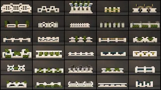 30 Minecraft Quartz Wall & Fence Design Ideas For Your Modern House