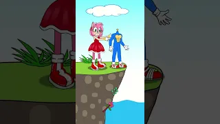 Sonic sacrifices himself to save baby Amy! | Funny Animation 🤣🤣🤣 #shorts #animation #story
