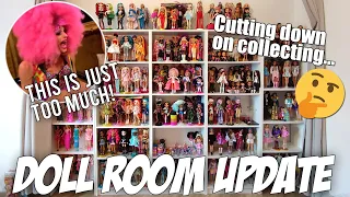 It's OVERWHELMING! 😓 Doll Room Tour UPDATE & Collection GOALS for 2023