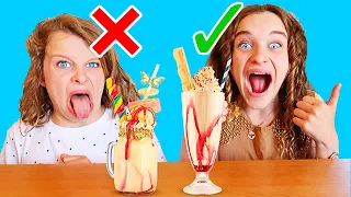 "Biggy's Out!" IN OR OUT MILKSHAKE Challenge By The Norris Nuts