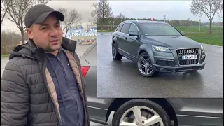 audi Q7 4L 3.0 TDI , последние минуты перед продажей нашей Q7.