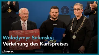 Verleihung des Aachener Karlspreises