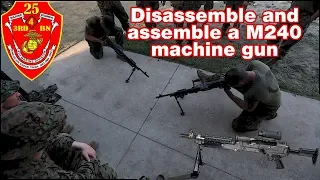 #HOW TO #DISASSEMBLY AND #ASSEMBLY A #M240 #MACHINE #GUN