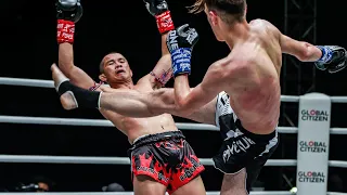 The EPIC MUAY THAI WAR Between Nong-O & Brice Deval 🤯😱