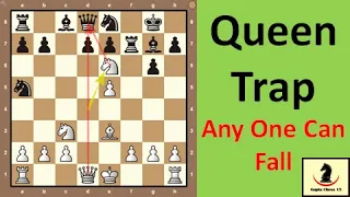 Bobby Fisher's Famous Queen Trap || Amazing trap in sicilian dragon variation | chess tricks, traps