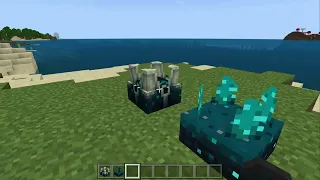 How to a sculk shreiker summon a Warden (Bedrock)