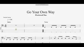 Fleetwood Mac - Go Your Own Way (bass tab)