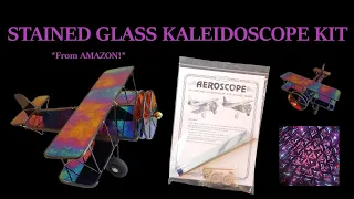 DIY STAINED GLASS KALEIDOSCOPE KIT FROM AMAZON!