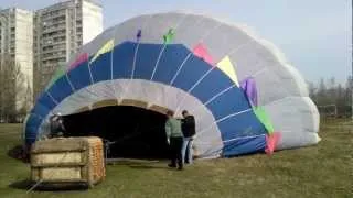 First balloon launch after winter / Первый запуск воздушного шара после зимы