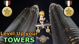 How to farm Glory Points to level up your Towers! (summoners war)