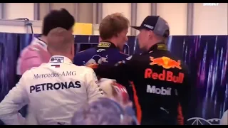 F1 - Max Verstappen FIGHTS Esteban Ocon after Crash in 2018 Brazil GP