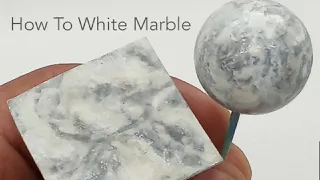 How to paint white marble for miniatures(NO AIR BRUSH)!!!