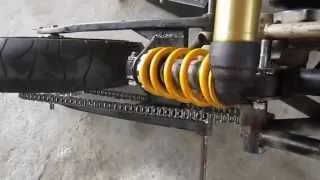 Making a automatic scooter into a a chain drive