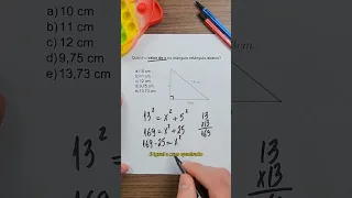 Teorema de Pitágoras #matemática #enem #concursos #educação #professor