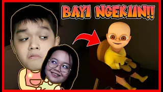 ATUN MENJADI BABY SITTER DAN MENGURUS BAYI MOMON !! Feat @sapipurba