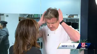 Gordon Ramsay on his new Boston restaurant, styling his hair