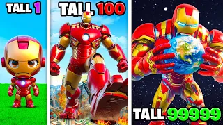 Shortest To TALLEST IRON MAN In GTA 5!