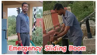 Emergency Sliding Boom Operation Training || L/C gate  failure ||#indianrailways #pointsman #groupd