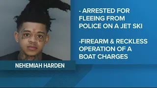 Rapper SpotemGottem arrested trying to flee Miami police on jet ski