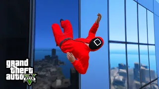 SQUID GAME GTA 5 Epic Ragdolls Compilation vol.1 (Euphoria Physics, Fails, Jumps, Funny Moments)