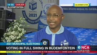 2021 Municipal Election | Voting in full swing in Bloemfontein