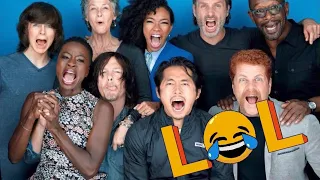 The walking dead cast funny moments that will make you spill your S’ Getti rings!
