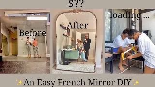 DIY Large French Mirror !!!