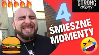 Strong Ekipa  śmieszne momenty Karwat Radzikowski ABUS prank & challenge