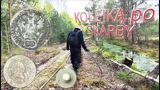 jest srebro silver skarby z kolejki wąskotorowej wykopki 2024 xp Deus xp mi6 metal detector skarbów