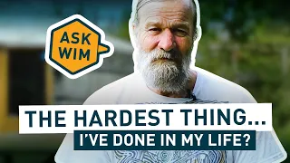 Wim Hof  talks about hardest thing he experienced | #AskWim