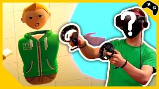 trying VR for the FIRST TIME in REC ROOM