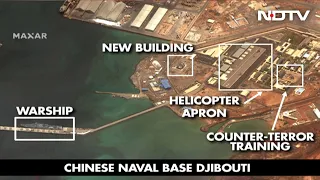 Exclusive Sat Pics: China's Indian Ocean Base Operational, Warship Docked