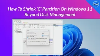 How To Shrink C Drive On Windows 11 | Shrink C Drive on Windows 11