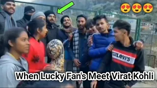 Lucky Fans 😍😍 Meet Virat Kohli #Shorts