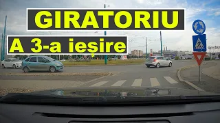 PARASIM SENSUL GIRATORIU LA A TREIA IESIRE