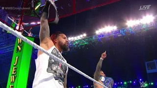 Full match The usos vs hurt business  crown jewel match