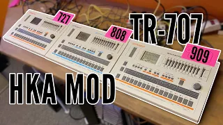 Roland 727+808+909! But... it's two TR-707s and a 727?