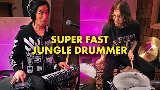 How Russell became a live drum n bass machine