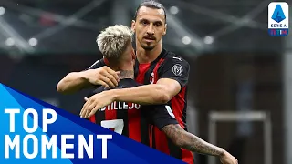 Zlatan sets new record as he reaches double figures | Milan 3-0 Cagliari | Top Moment | Serie A TIM