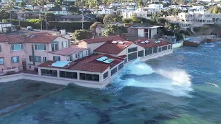 King tide Marine room La Jolla