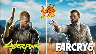 Cyberpunk 2077 Physics VS Far Cry 5 Physics Comparison