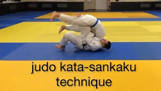 Judo kata-sankaku technique