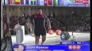 Frank Rothwell's Weightlifting History 2002 Super-heavy Clean and Jerk 1 of 2